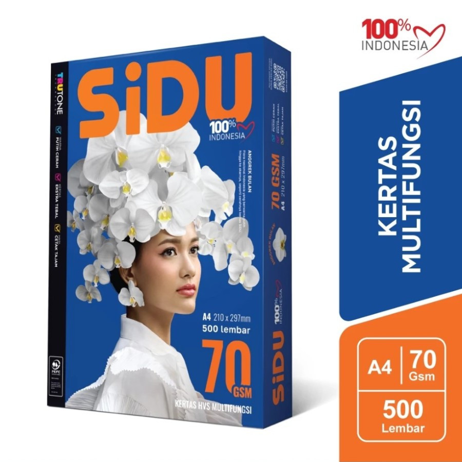 Kertas HVS A4 70 gsm - SINAR DUNIA - utama