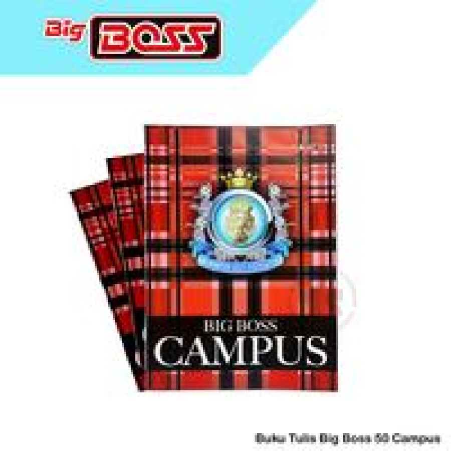 macam macam buku tulis merk BOSS 100lbr - samping