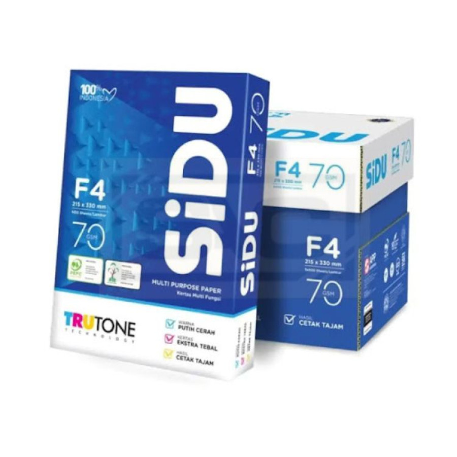 KERTAS HVS F4 70GSM SIDU