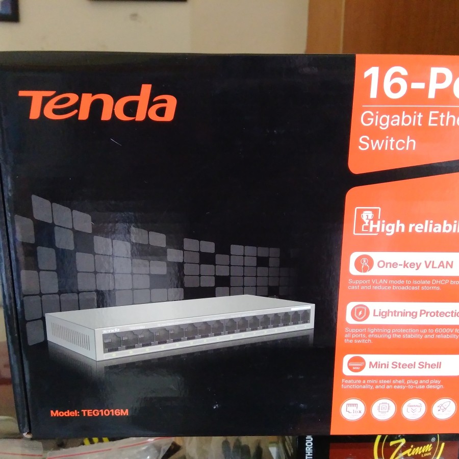Tenda TEG1016M 16Port - utama
