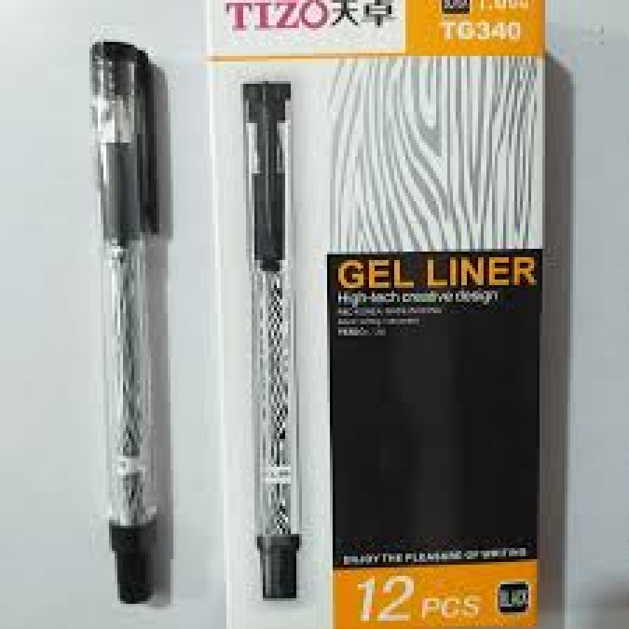 Pulpen Tizot Warna Hitam 1 mm