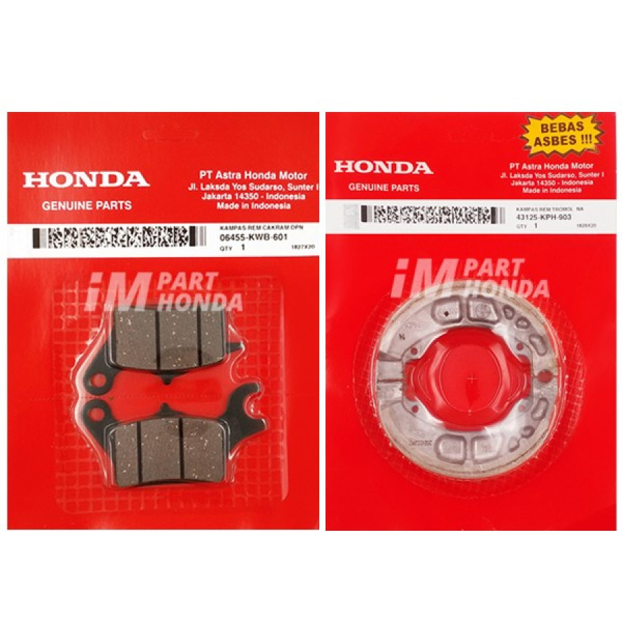 Paket Service ganti Oli, Gear Set, dan Cakram HONDA BLADE - samping