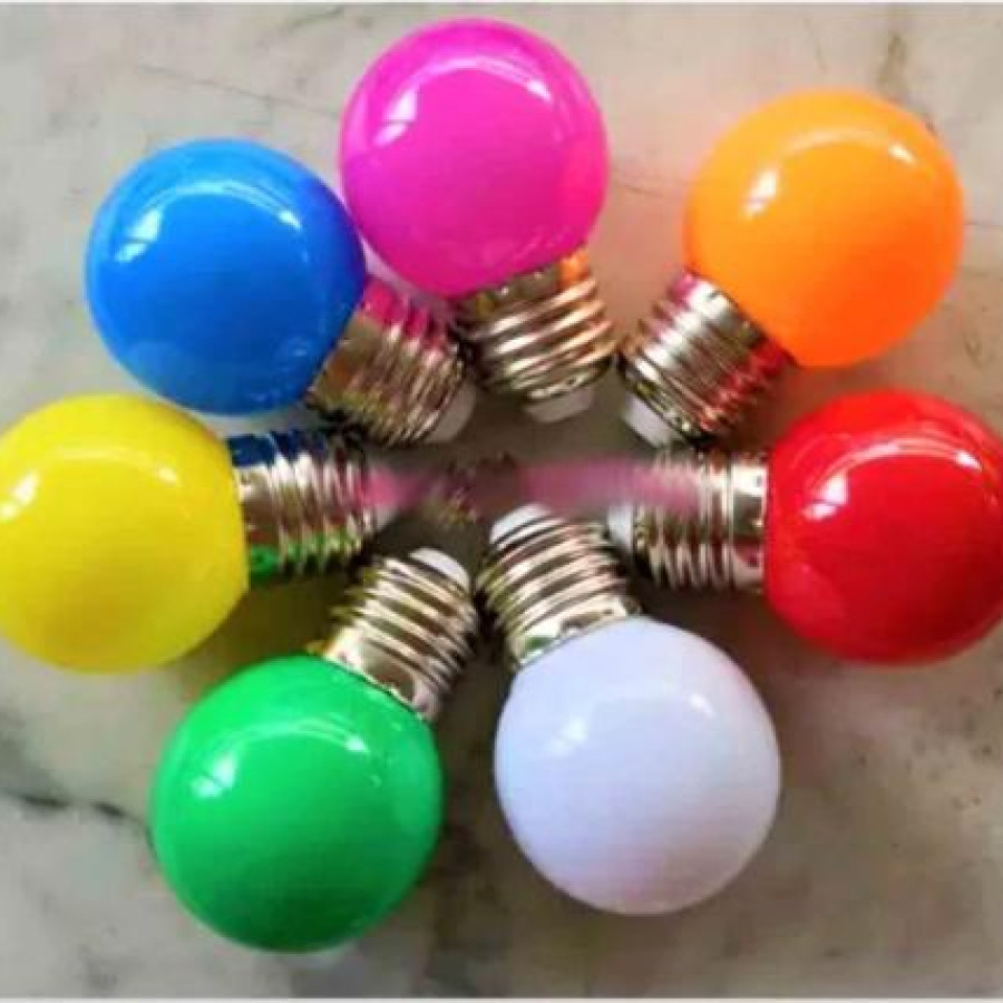 Bohlam Lampu warna warni 5 watt