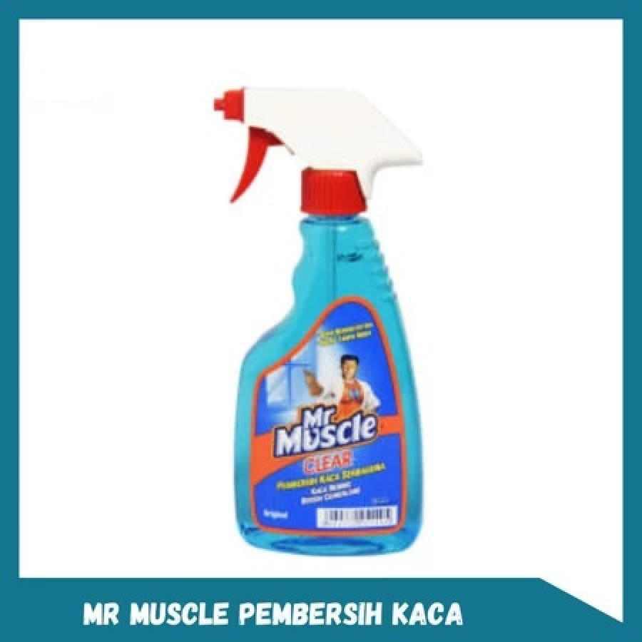 Mr Muscle Clear Glass 500 ml Cairan Pembersih Kaca