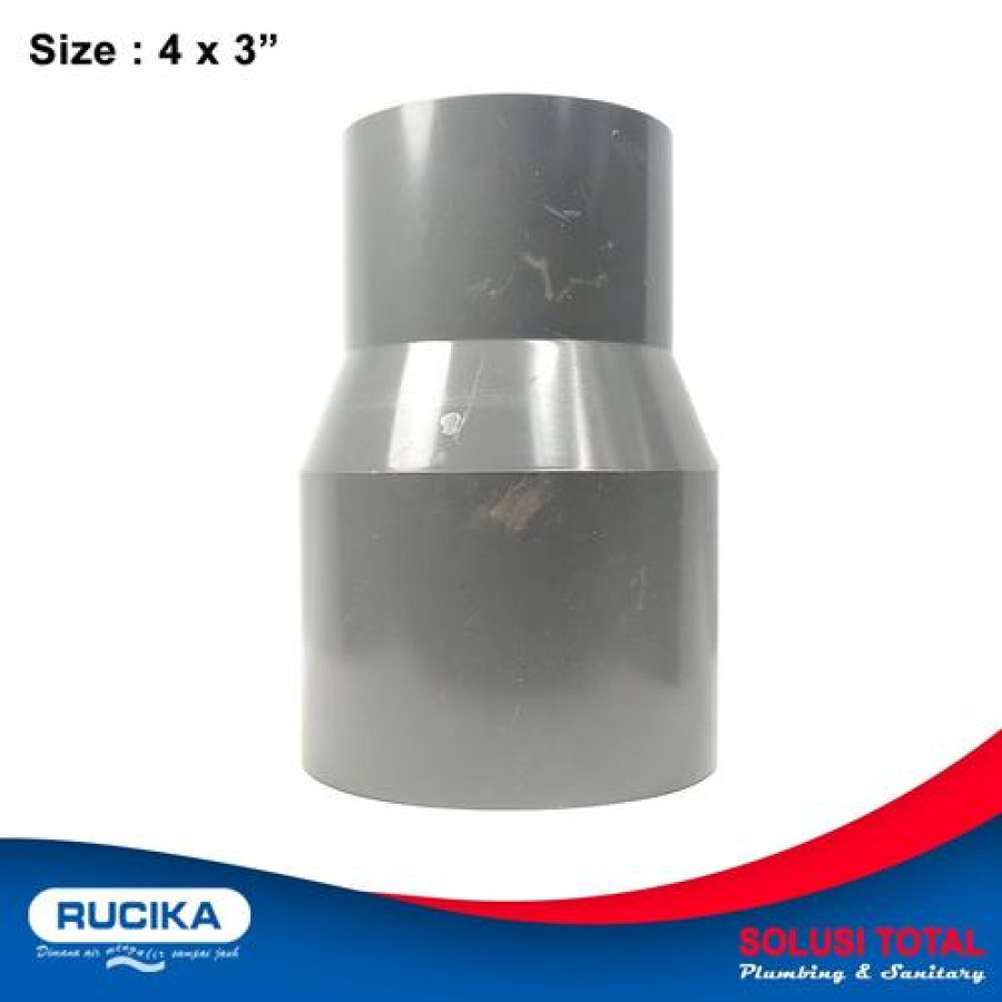 Sok Pipa PVC 4x3 inch Rucika (AW)