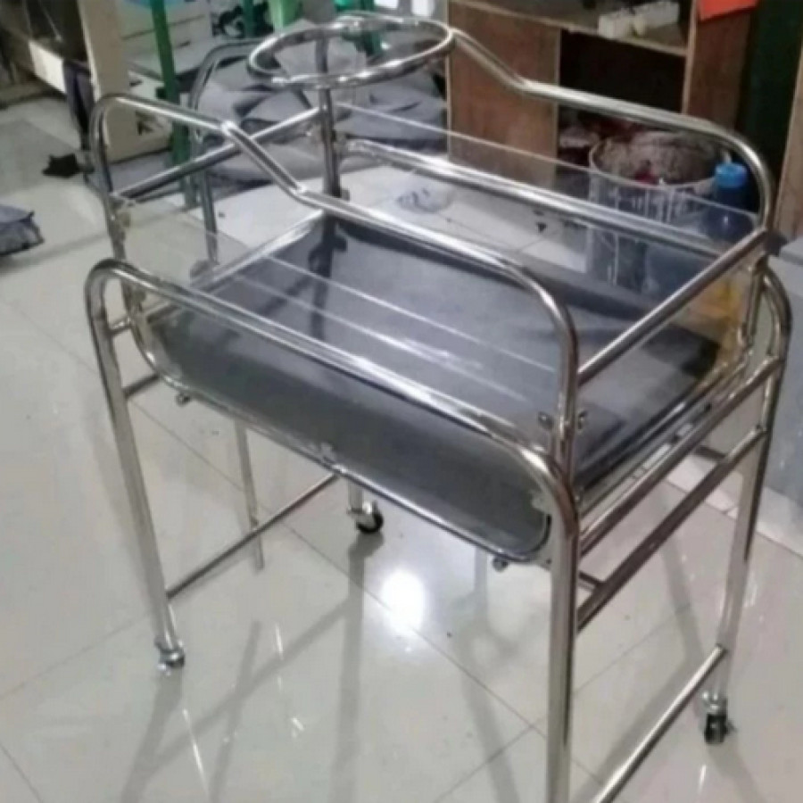 Box Bayi Tempat Tidur Bayi STAINLESS STEEL - utama