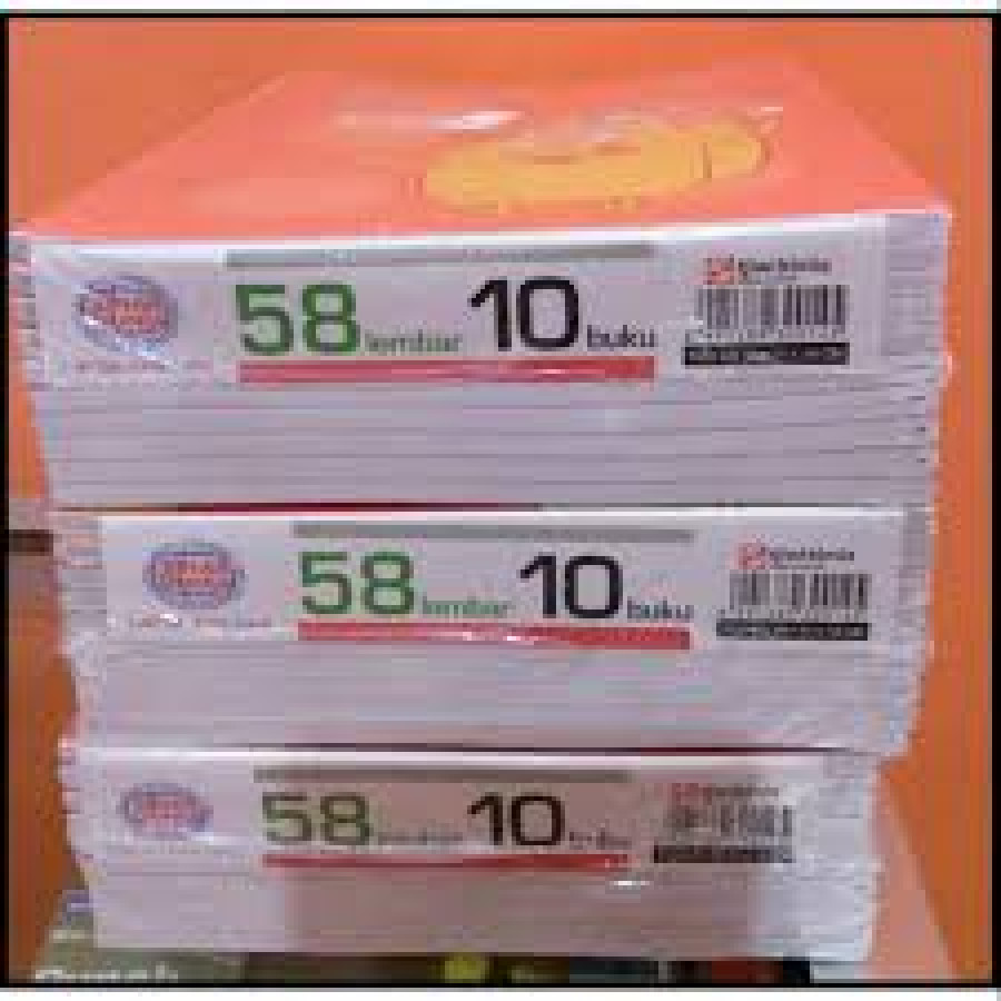 buku tulis isi 58 sidu