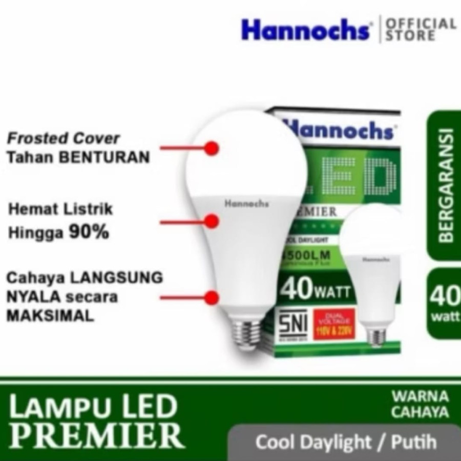 40 Watt Hannochs Premier Lampu Led - depan