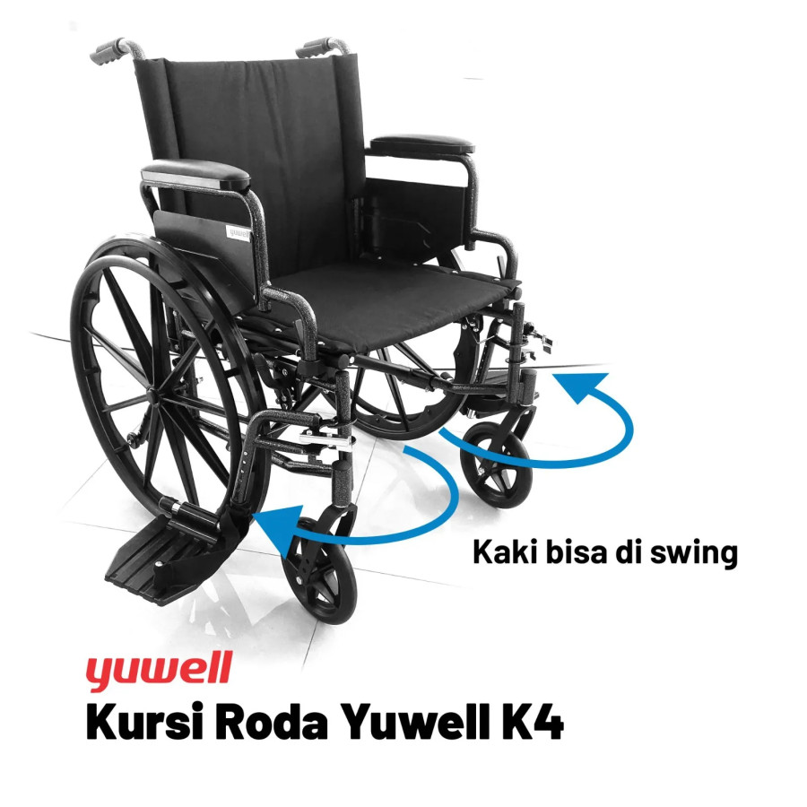YUWELL Kursi Roda K4 Heavy Duty