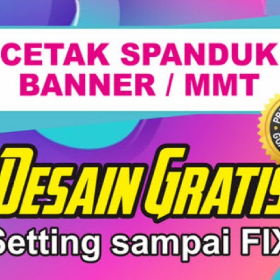 Jasa Cetak MMT, Spanduk, Banner - depan