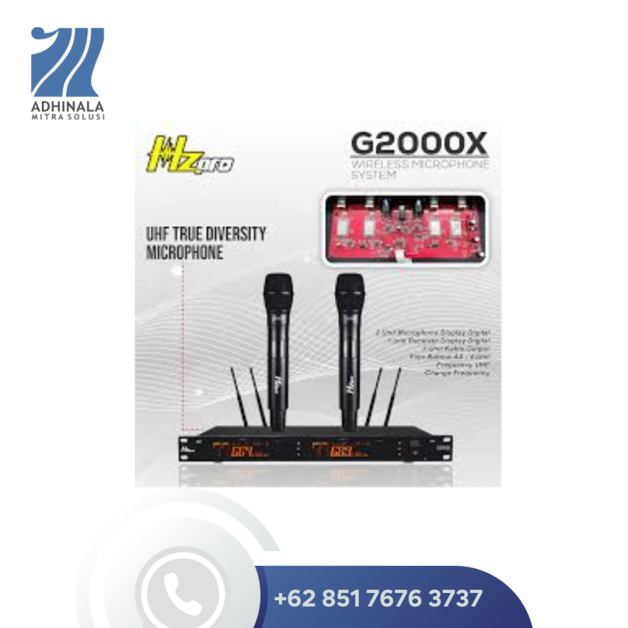 Microphone Wireless HZ PRO G2000X