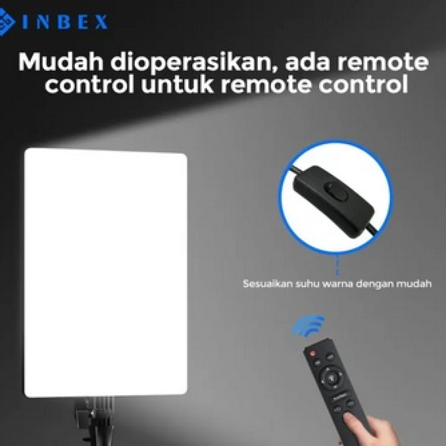 INBEX IP80 LED Video Light 80W for Studio Lighting Live Vlog