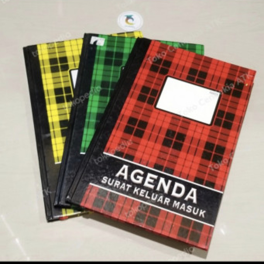 BUKU AGENDA KELUAR MASUK MERK  SINAR DUNIA