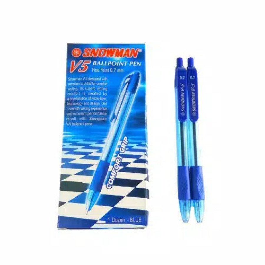 SNOWMAN V5  PULPEN - PENA - BOLPEN - PEN GEL - utama