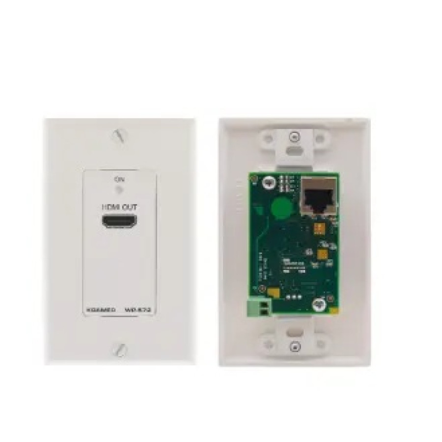 KRAMER HDMI HDCP 2.2 Wall Plate Receiver over PoC Long–Reach DGKat (US) [WP-572]