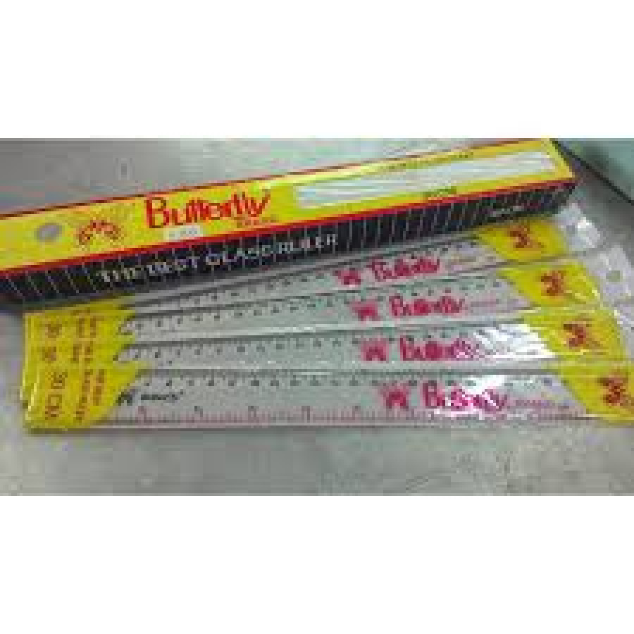 Penggaris Mika 3 cm Butterfly