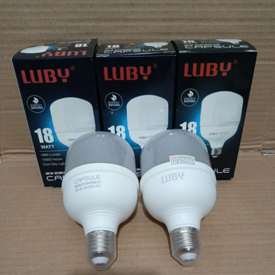 Lampu LED 18 Watt LUBY CAPSULE 18 Watt - depan