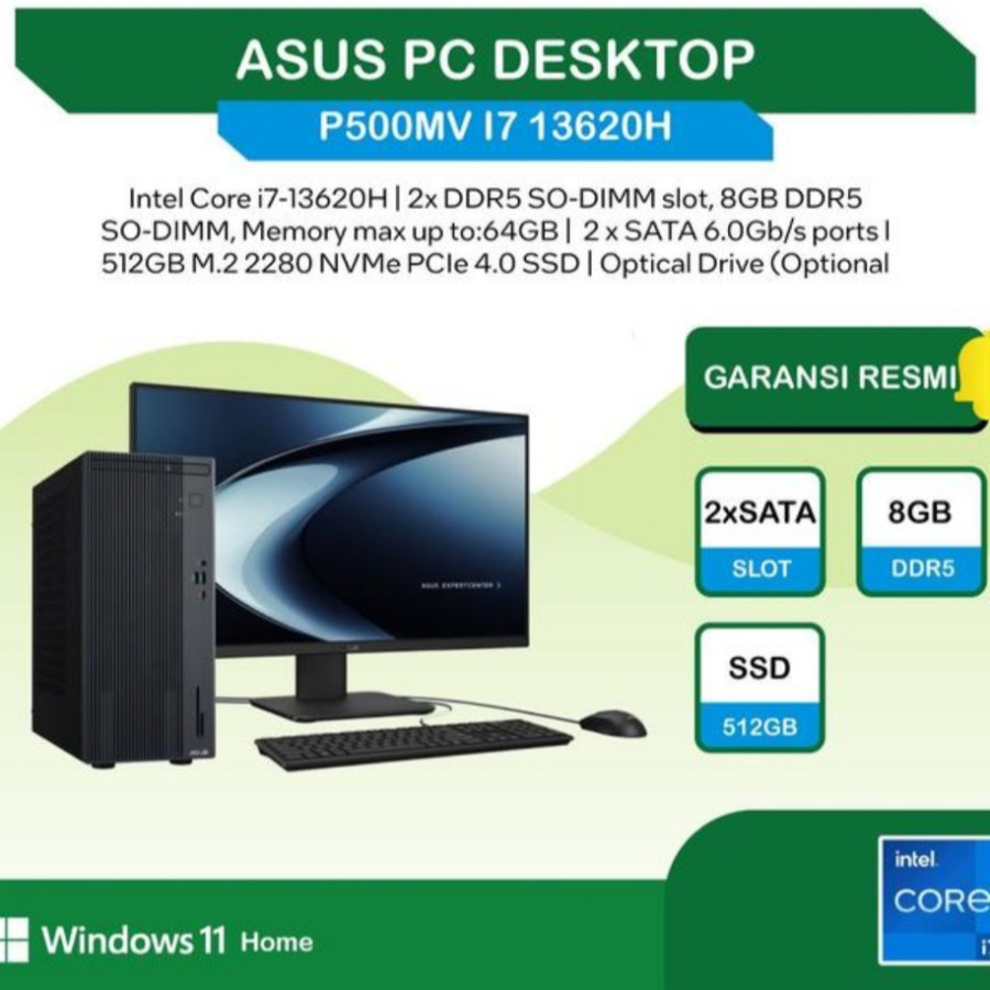 PC DESKTOP ASUS i7