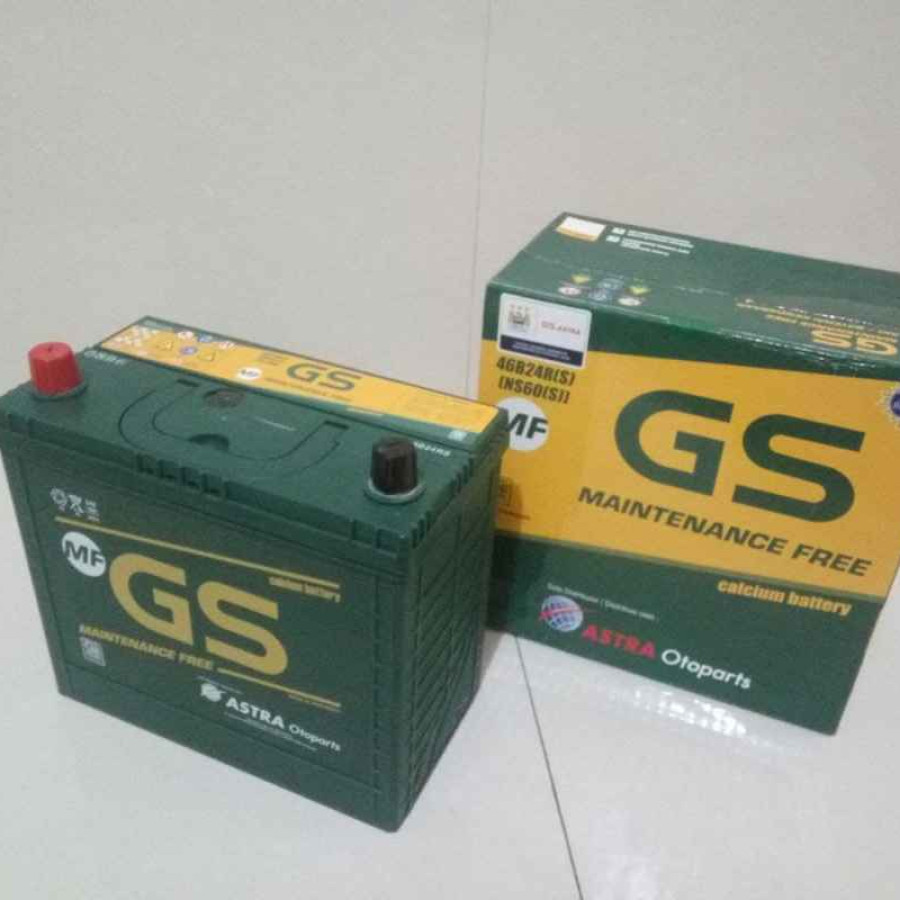 Aki Kendaraan Roda 4 12V  60 Ah GS