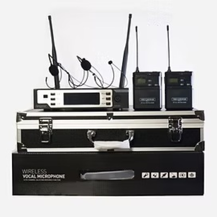 Microphone wireless recording tech