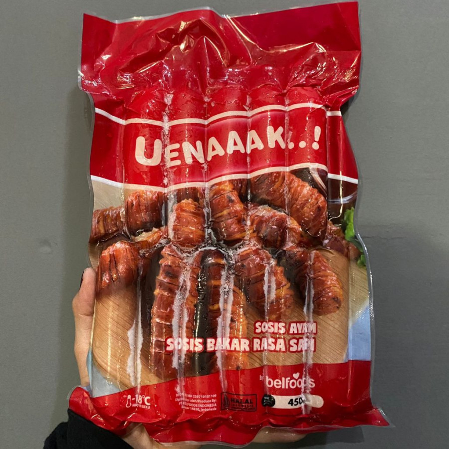 Sosis Ayam Merk Uenaaak..! - depan