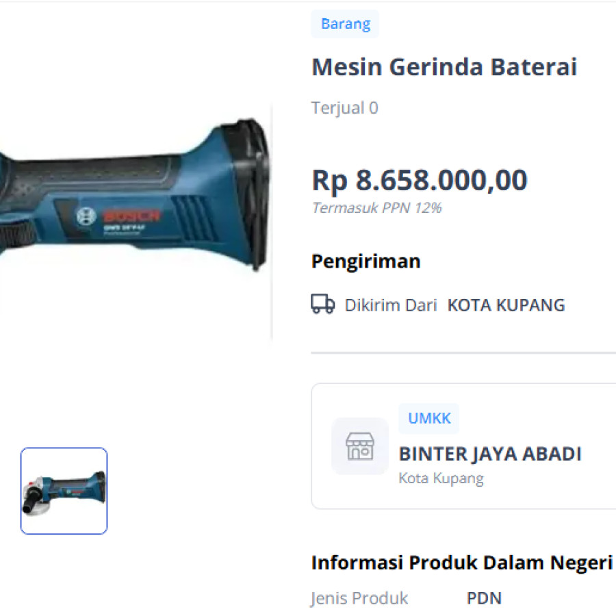 Mesin Gerinda Merk Bosch