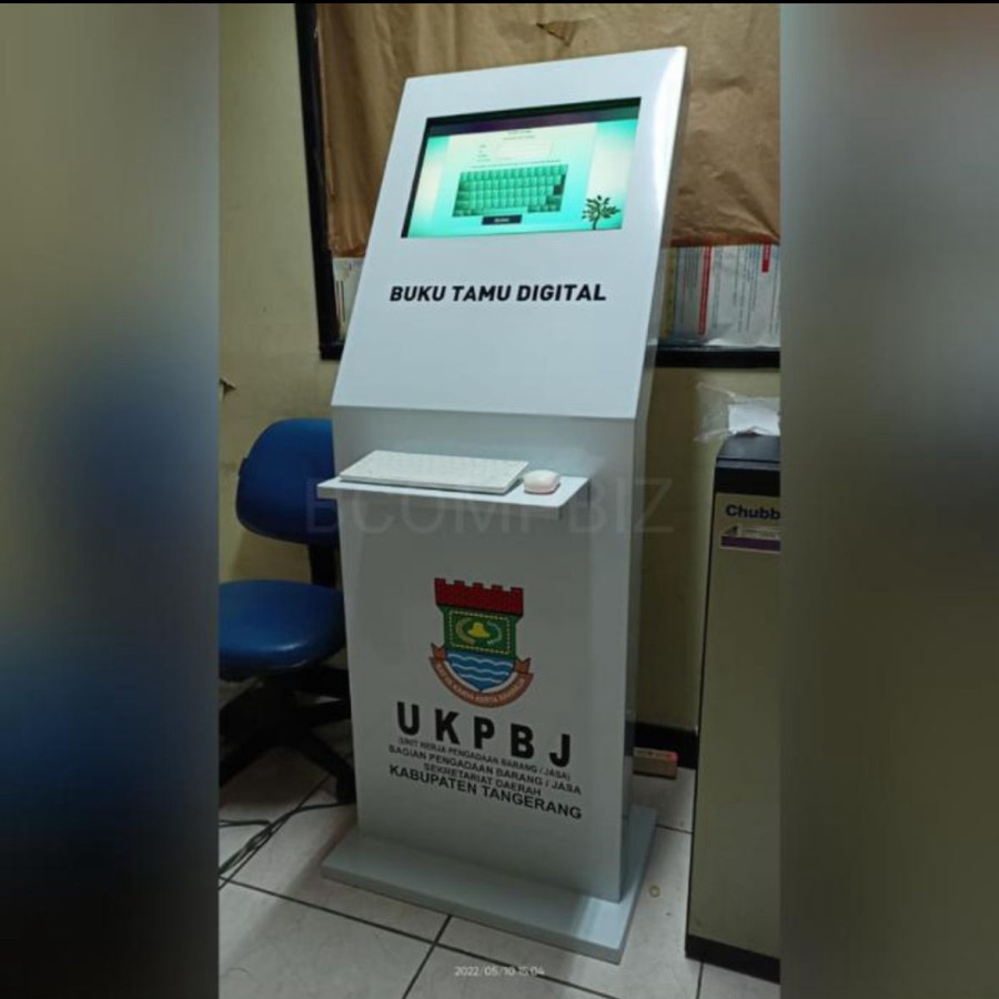 Buku Tamu Digital (Custom hardware dan Software)