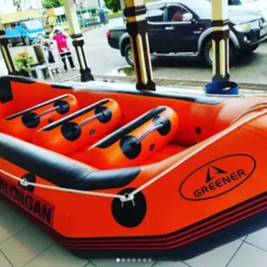 Perahu Karet Kapasitas 6 Orang Ukuran 380 - depan