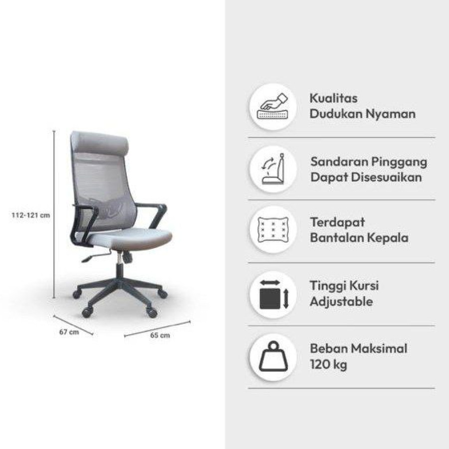 KURSI KANTOR INFORMA - depan