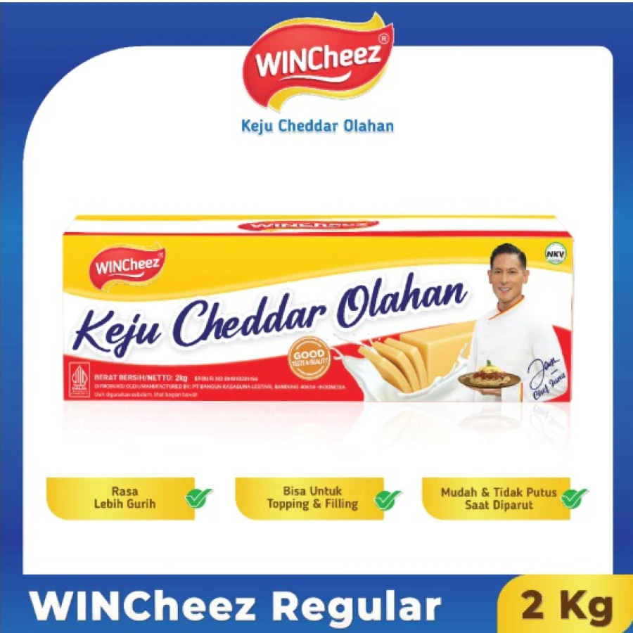 Keju Cheddar Kemasan 2 kg