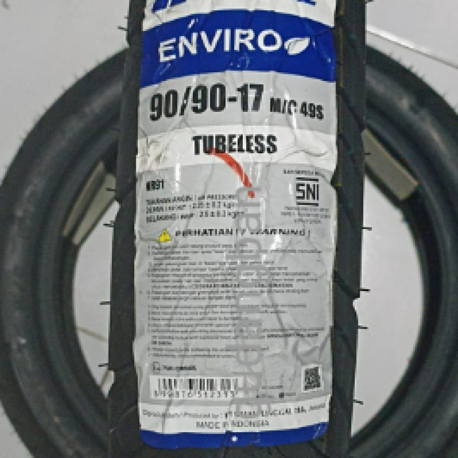 Ban MegaPro ukuran 90/90 R17 Tubles merk IRC - utama