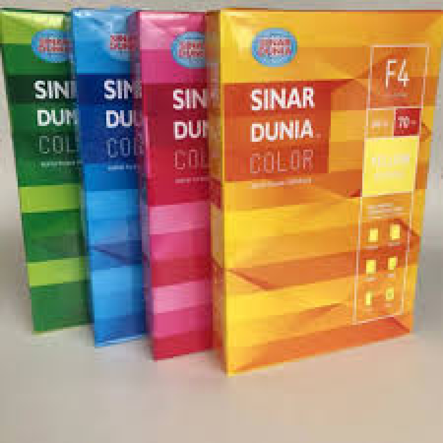 Kertas HVS warna A4 70 gsm sidu