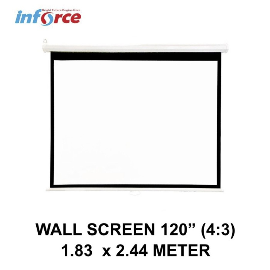 Layar Proyektor Otomatis INFORCEE 120 inch
