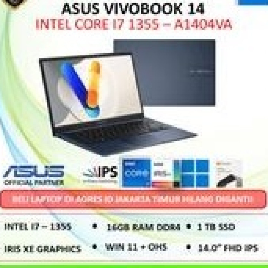 Laptop Asus Vivobook Core i7 1355-A1404VA