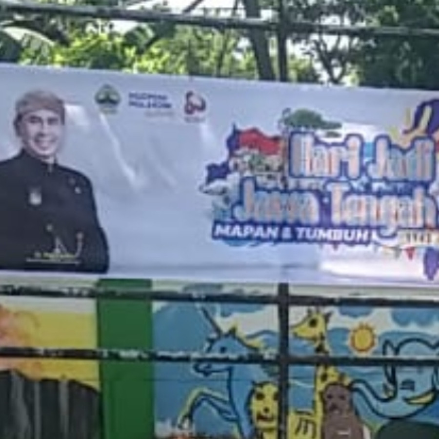 spanduk HUT jateng