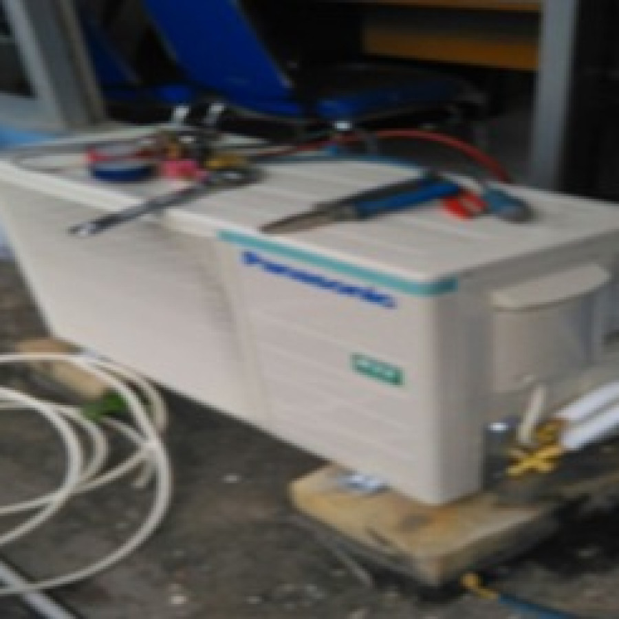 Perbaikan AC Split 2 Pk merk Panasonic - depan