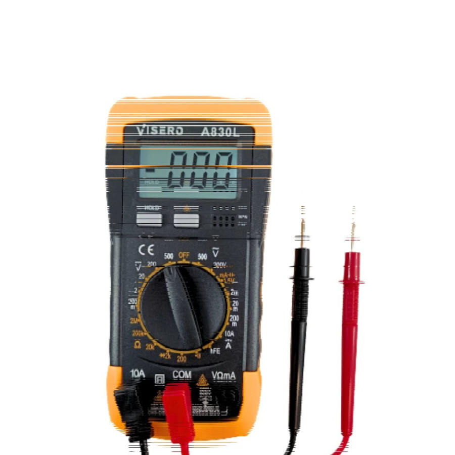 Multi Tester Avometer Multimeter Digital Visero A-830L Backlight LCD