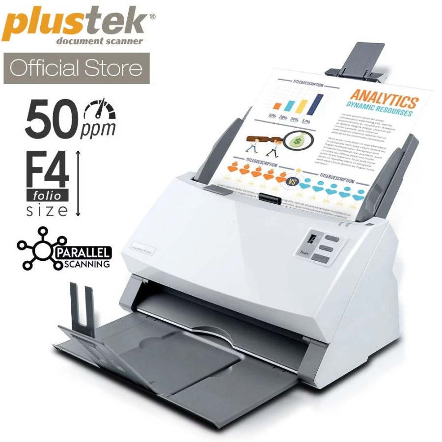 Plustek Scanner SmartOffice PS3150U - utama