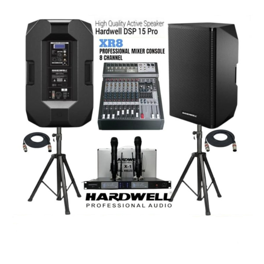 Sound System Hardwell 1 Paket Indoor - samping