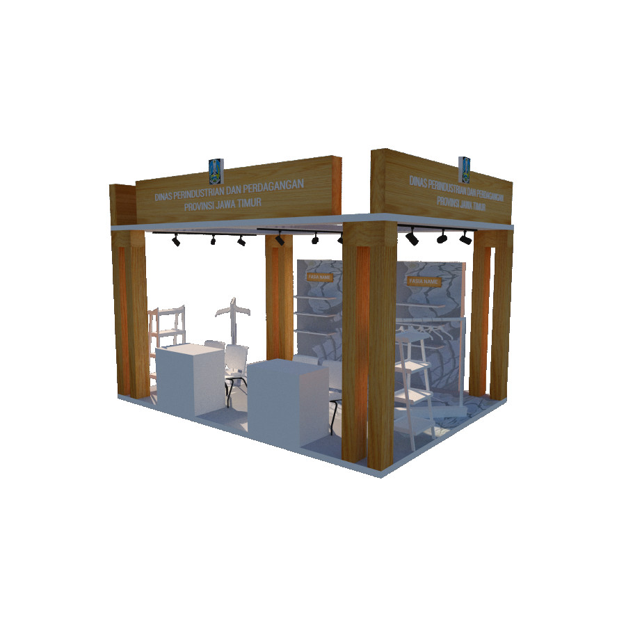Dekorasi Stand - depan