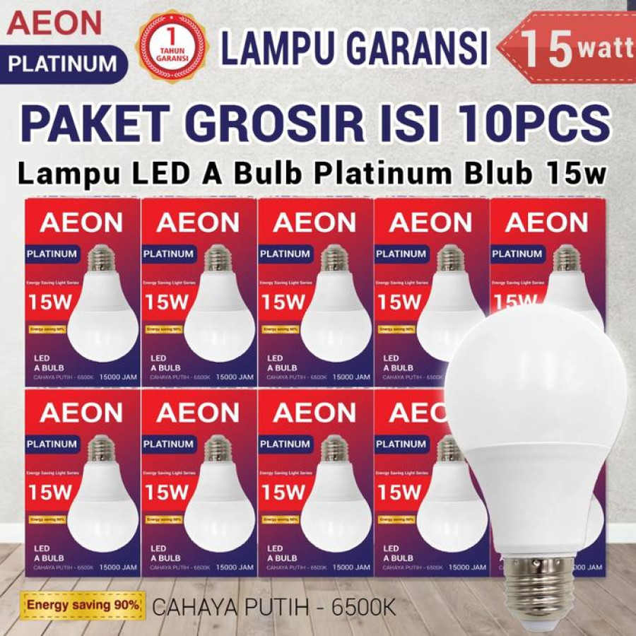 Lampu LED Bulb 15W - detail