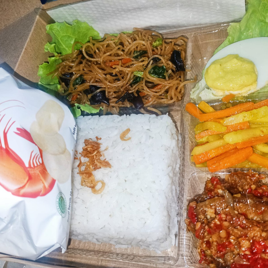 nasi kotak lengkap