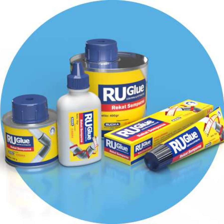 Lem Piva PVC (Merk Dextone, Ru Glue, Isarplas, Adhefix) - utama
