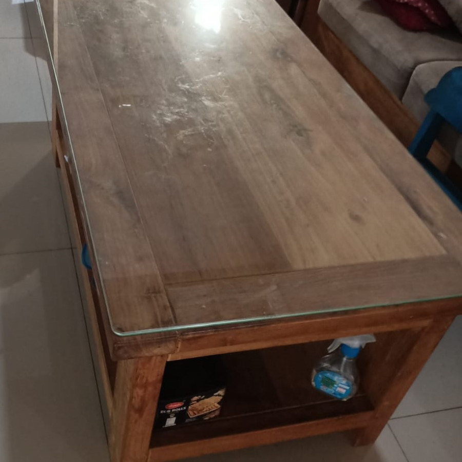 MEJA TAMU KAYU
