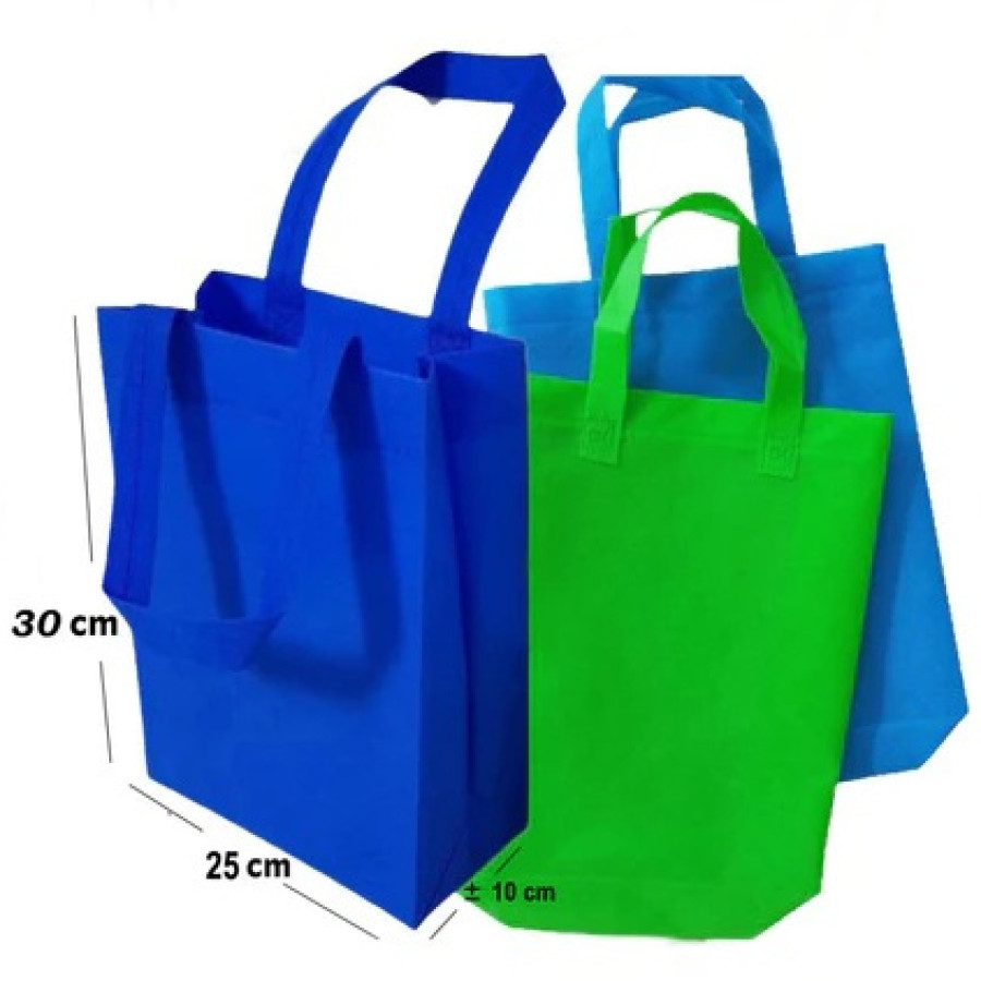 Goodie Bag / Tas Belanja Ukuran 25x35x10cm - depan