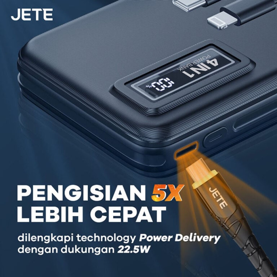Powerbank JETE B5 10000 mAh - depan