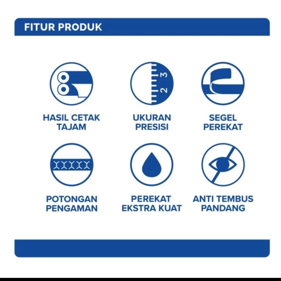Amplop Putih Uk 110x230 Mm - PAPERLINE - depan