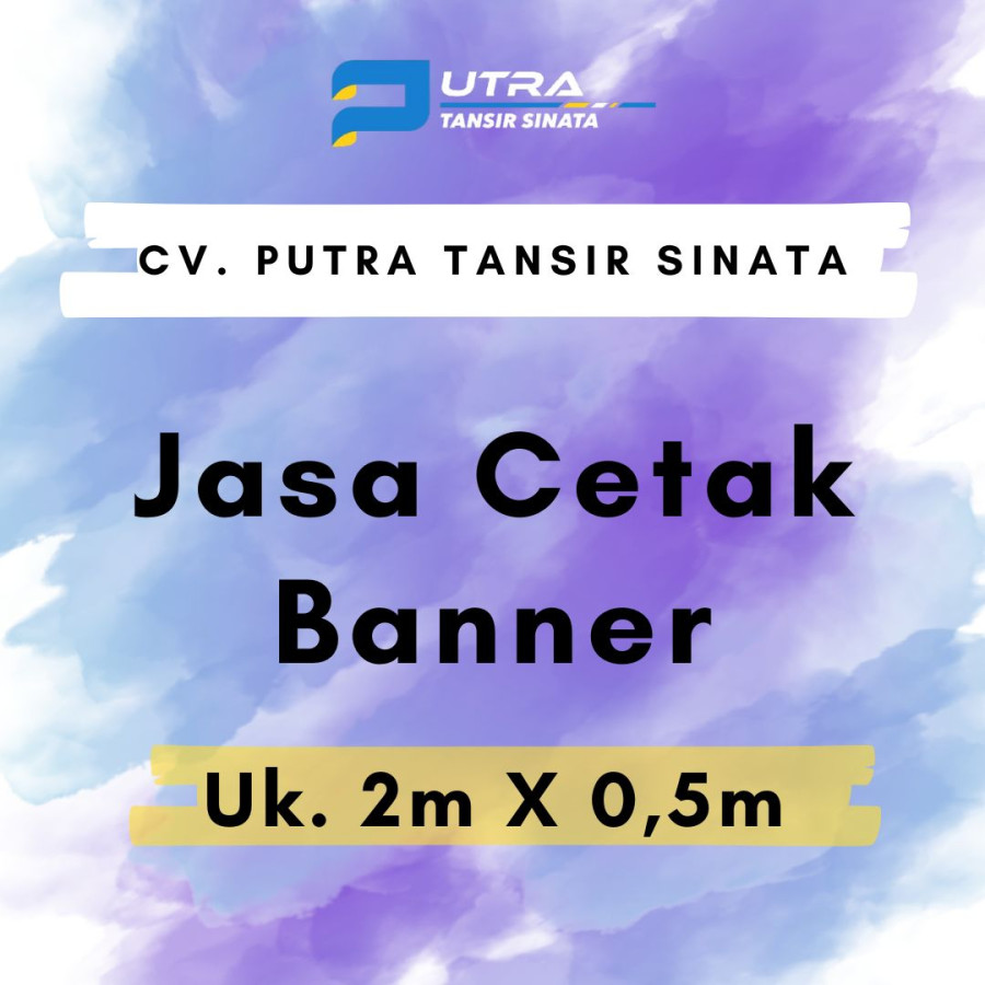 Jasa Cetak Banner 2m x 0,5m