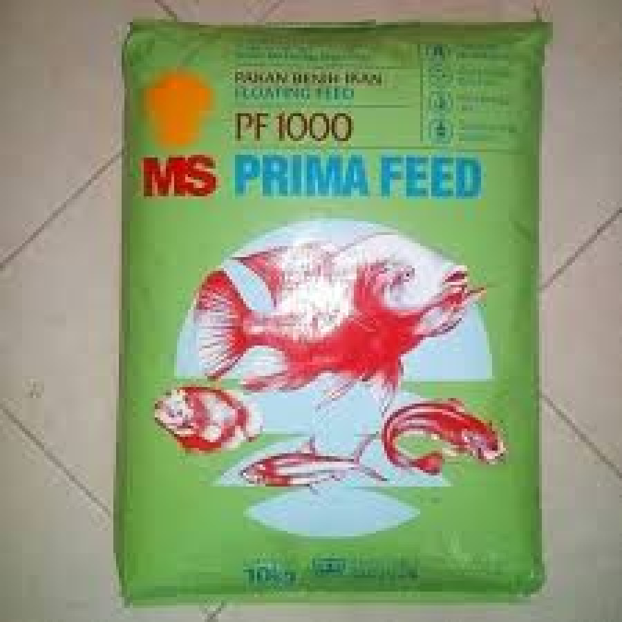 Pakan Ikan PF 1000 1 SAK (10Kg) PRIMA FEED - depan