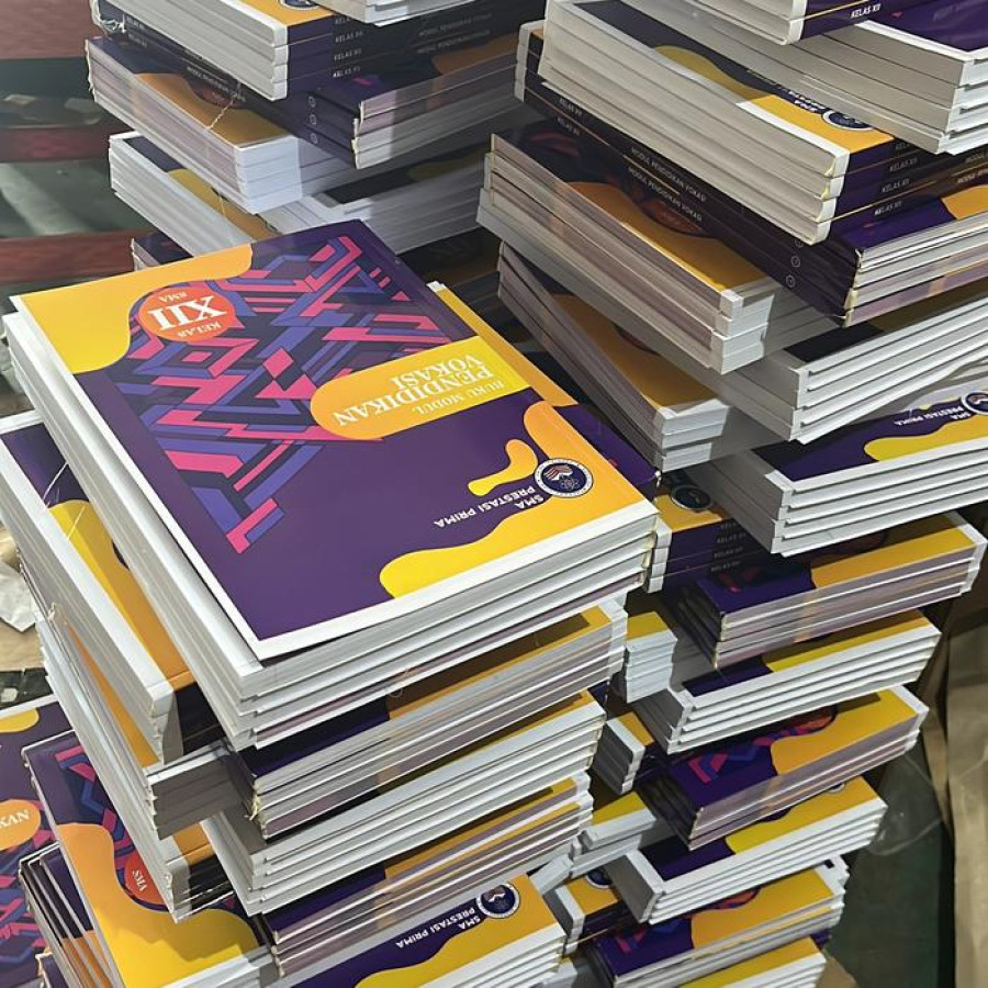 Cetak Buku Jilid Soft Cover 400-500 Halaman - samping
